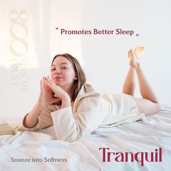 Twin/TwinXL Duvet Cover, 800 Thread Count Sateen 3 Pc Egyptian Cotton - Picture 6 of 9